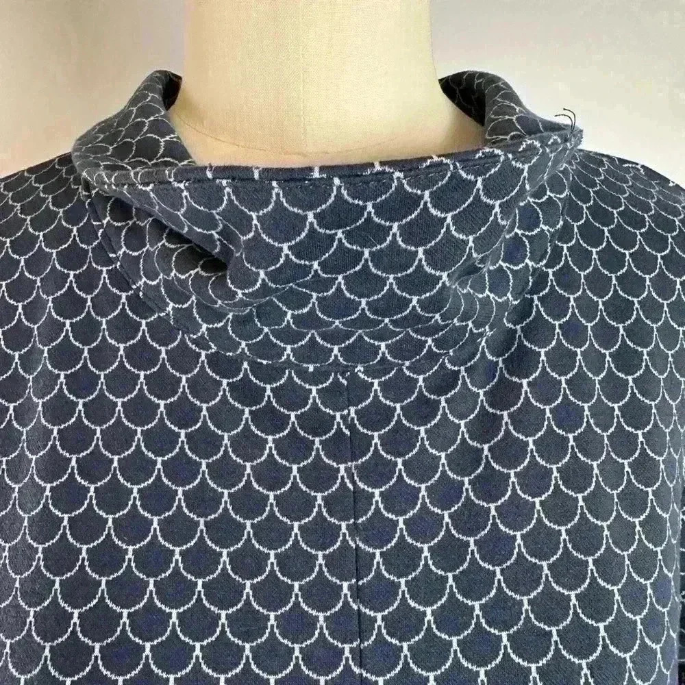 Top it Off Slip on Blue Dress w/front pockets and mermaid design (Size Large) - Picture 8 of 10